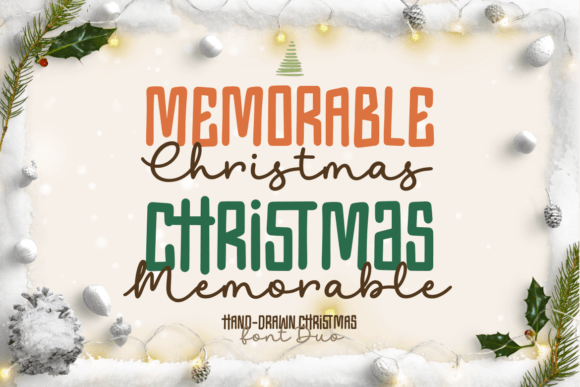 Memorable Christmas Duo Font - Featured Image