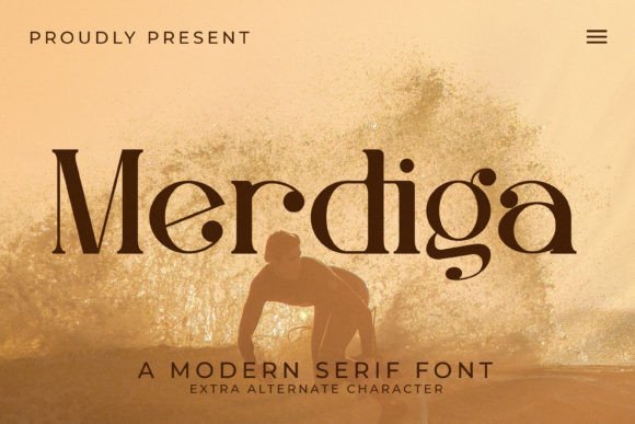 Merdiga Font - Featured Image