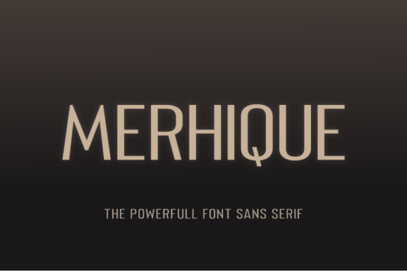Merhique Family Font - Featured Image