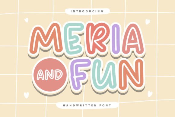 Meria and Fun Font - Featured Image
