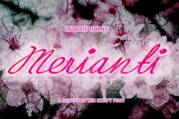 Merianti Script Font - Featured Image