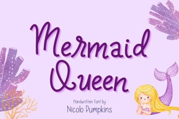Mermaid Queen Font - Featured Image