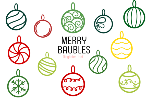 Merry Baubles Font - Featured Image