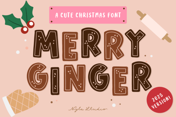 Merry Ginger Font - Featured Image