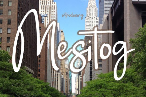 Mesitog Font - Featured Image