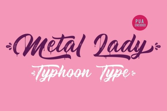 Metal Lady Font - Featured Image