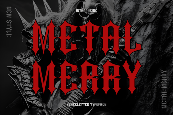 Metal Merry Font - Featured Image