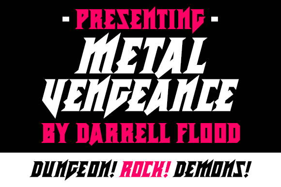 Metal Vengeance Font - Featured Image