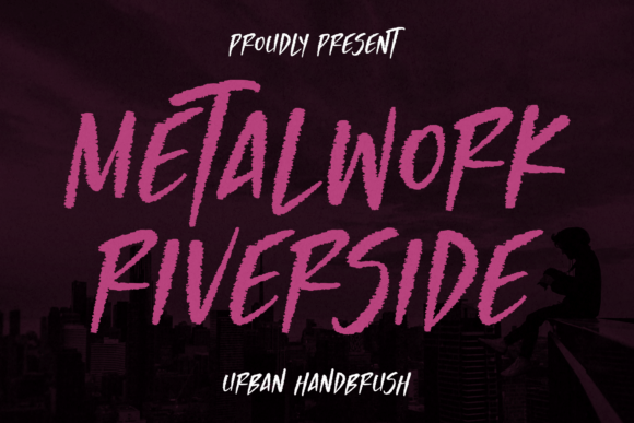 Metalwork Riverside Font - Featured Image
