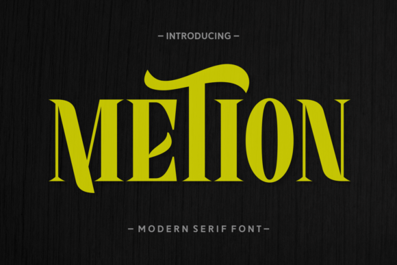 Metion Font - Featured Image
