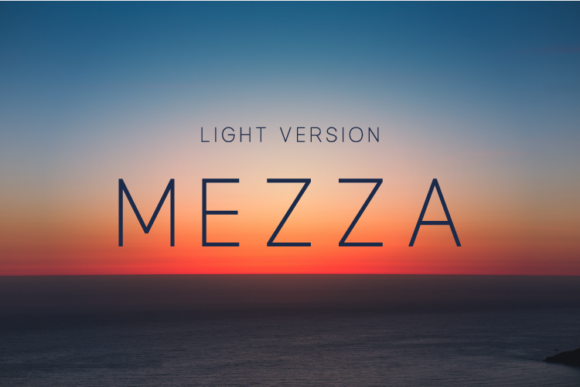 Mezza Light Font - Featured Image