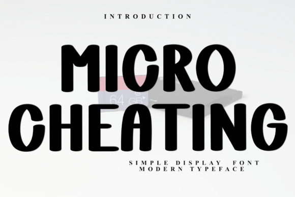 Micro Cheating Font - Featured Image