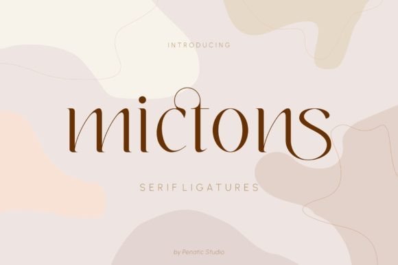 Mictons Font - Featured Image