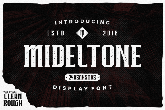 Mideltone Font - Featured Image