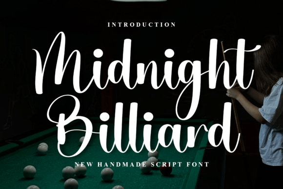 Midnight Billiard Font - Featured Image