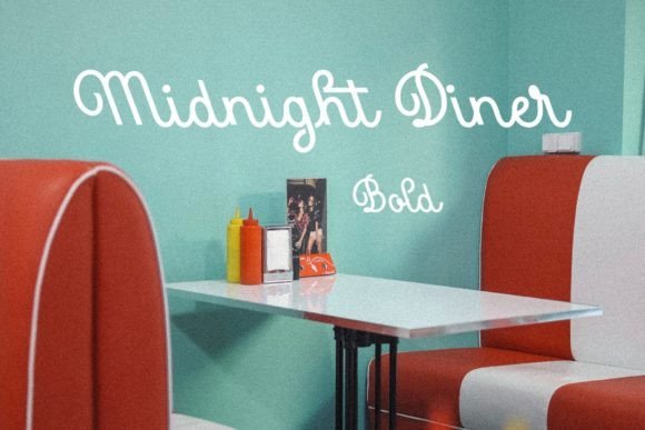 Midnight Diner Font - Featured Image
