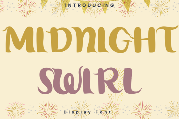 Midnight Swirl Font - Featured Image