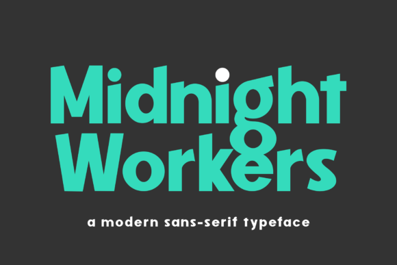 Midnight Workers Font - Featured Image