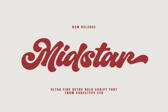 Midstar Font - Featured Image