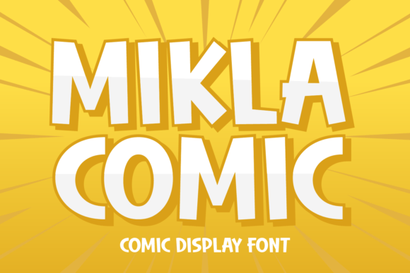 Mikla Comic Font - Featured Image
