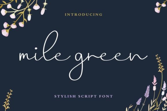 Mile Green Font - Featured Image