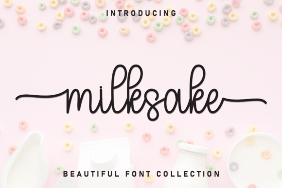 Milksake Font - Featured Image