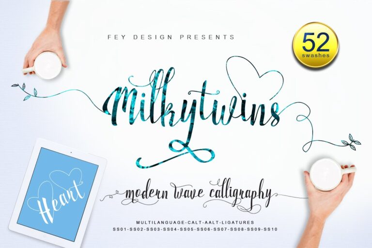 Milkytwins Font - Featured Image