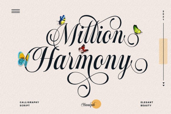 Million Harmony Font - Featured Image