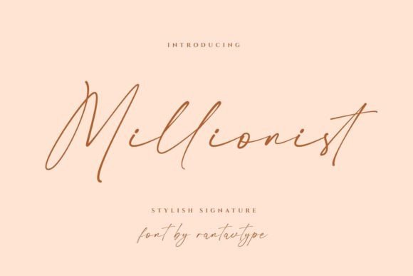Millionist Font - Featured Image
