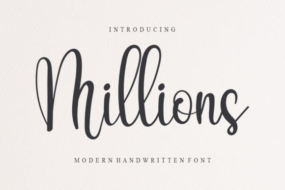 Millions Font - Featured Image