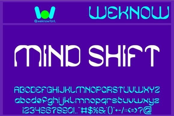 Mind Shift Font - Featured Image