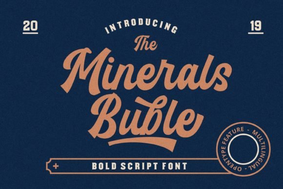 Minerals Buble Font - Featured Image
