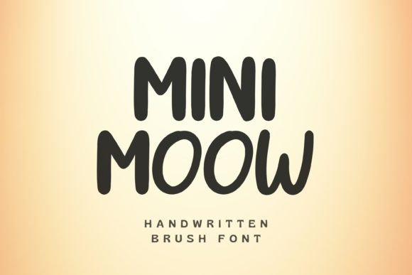 Mini Moow Font - Featured Image