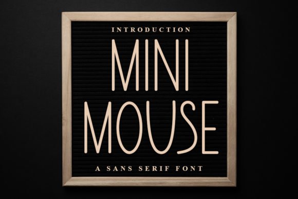 Mini Mouse Font - Featured Image
