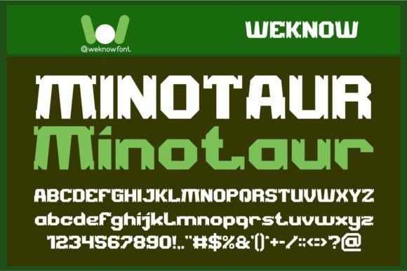 Minotaur Font - Featured Image