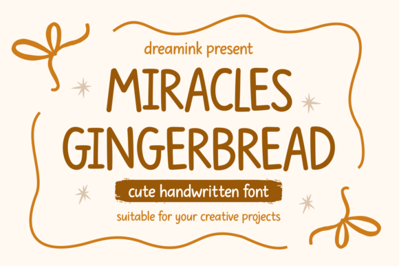Miracles Gingerbread Font - Featured Image