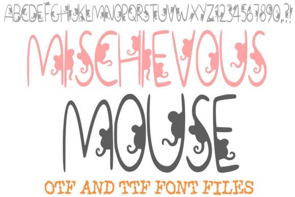 Mischievous Mouse Font - Featured Image