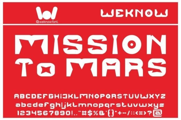 Mission to Mars Font - Featured Image