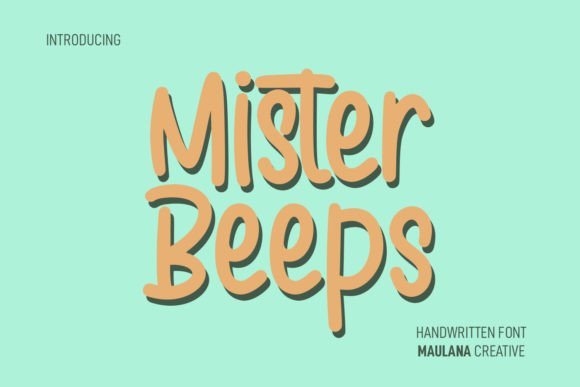 Mister Beeps  Font - Featured Image