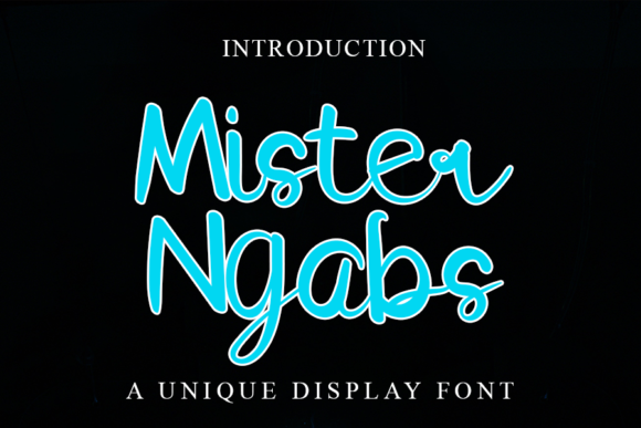 Mister Ngabs Font - Featured Image