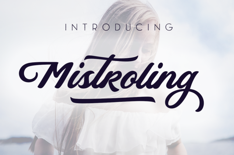 Mistroling Font - Featured Image