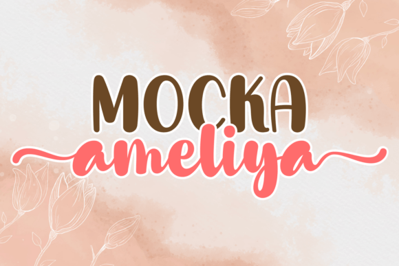 Mocka Ameliya Font - Featured Image