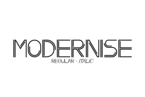 Modernise Font - Featured Image