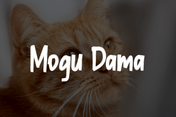 Mogu Dama Font - Featured Image