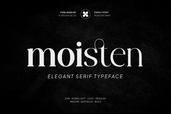 Moisten Font - Featured Image