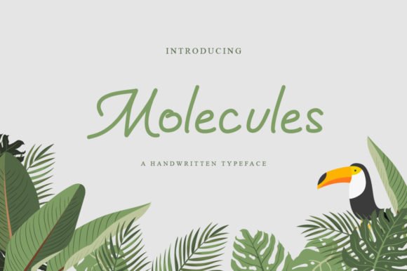 Molecules Font - Featured Image