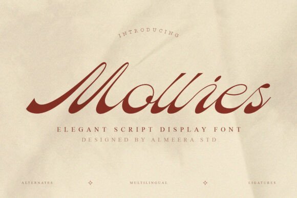 Mollies Font - Featured Image