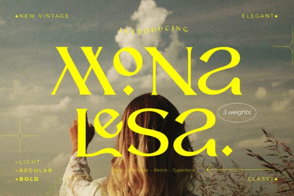 Monalesa Font - Featured Image