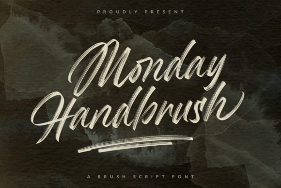 Monday Handbrush Font - Featured Image