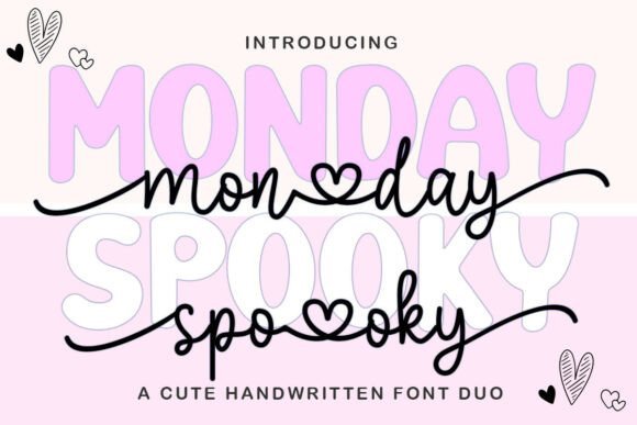 Monday Spooky Script Font - Featured Image